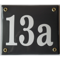 Huisnummer bord 'extra 2' 15x13 cm